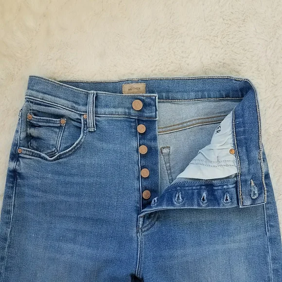 MOTHER Denim The Tripper Ankle Fray in Je T'Aime - Picture 8 of 12